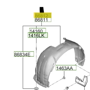 Nadkole przednie prawe Hyundai I30 (2020-) Nowość