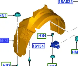 Ostatnia szansa Nadkole przednie prawe ka 20082016 FORD