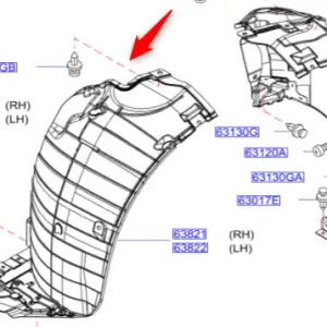 Tylko dziś Nadkole przednie prawe NISSAN