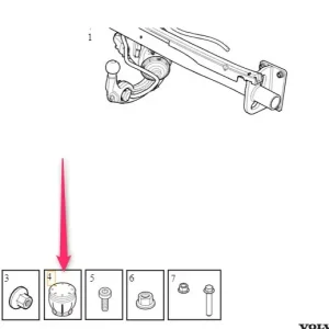 Zniżka Nakładka haka holowniczego Volvo