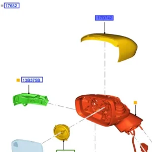 Nakładka lusterka lewego 20142022 Szybka dostawa