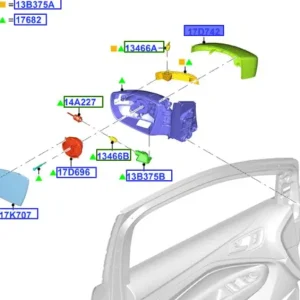 Kup teraz Nakładka lusterka lewego kuga 20122020 FORD - wyprzedaż
