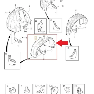Oferta czasowa Nadkole prawe przednie Volvo