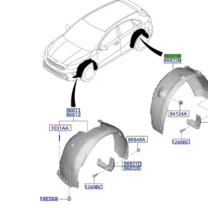 Nadkole prawy tył KIA ProCeed 20-25 Bestseller