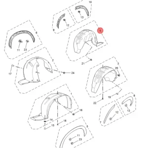 Hit cenowy Nadkole prawy tył mg hs 2024