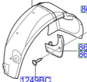 Okazja Nadkole tylne lewe Hyundai