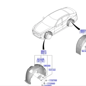 Popularny Nadkole tylne prawe 2017-2023
