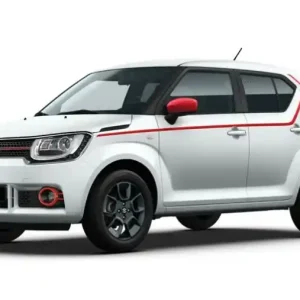 Tylko dziś Naklejka na bok nadwozia czerwona Suzuki Ignis - wyprzedaż