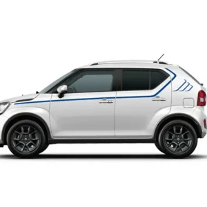 Super okazja Naklejka na bok nadwozia niebieska Suzuki Ignis - wyprzedaż