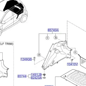 Nakładka pasa tylnego morning / picanto 2011 2015 KIA - wyprzedaż Sprawdź teraz