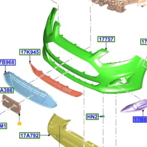 Nakładka reflektora przeciwmgielnego Ford Cmax 2015-2018 - wyprzedaż Super okazja