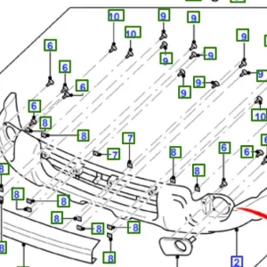 Nakładka reflektora przeciwmgielnego prawego ranger 20062009 Tylko do końca tygodnia