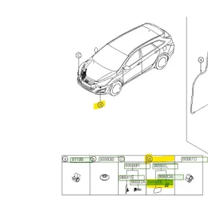Zamów dziś Nakładka spryskiwacza lewa strona Hyundai I40