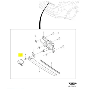 Nakładka wycieraczki szyby tylnej Okazja