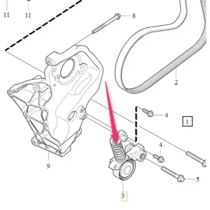 Kup teraz Napinacz paska klinowego Volvo