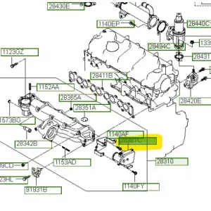 Nastawnik kolektora Hyundai I30 (2009) OE - wyprzedaż Łatwy zwrot
