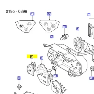 Bezpieczne zakupy Obrotomierz fiesta escort 19952001 FORD - wyprzedaż