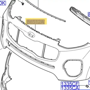 Nakładka zderzaka przednia KIA Sportage (2015-2018) Oferta