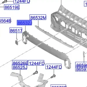 Nakładka zderzaka przedniego Kia Picanto 2024 Ograniczona ilość