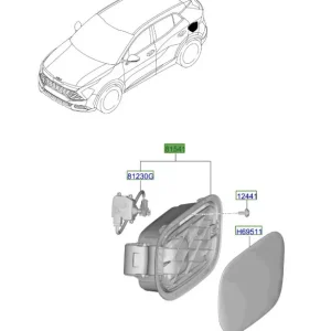 Promocja Obudowa wlewu paliwa Kia Sportage 21-25