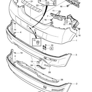 Odblask lewy tylny Volvo C30 Cena promocyjna