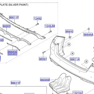 Odblask lewy zderzaka tylnego 2015 2018 Sprawdź teraz