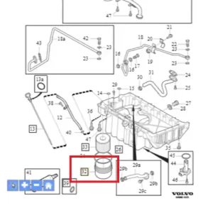 Obudowa filtra oleju Volvo Szybka wysyłka