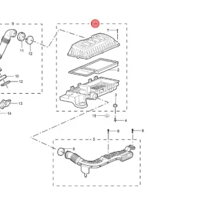 Dostępne od ręki Obudowa filtra powietrza mg zs I clasic