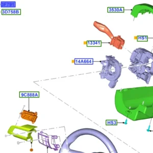 Bezpieczna płatność Obudowa kolumny kierownicy 20152023