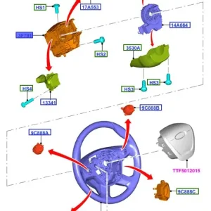 Tylko do końca tygodnia Obudowa kolumny kierowniczej