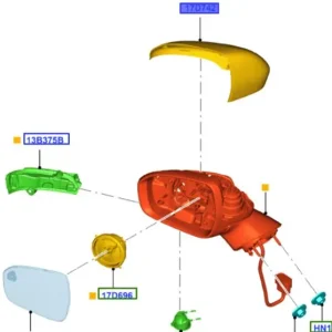 Obudowa lusterka lewa mondeo MK5 20142022 FORD Nowy