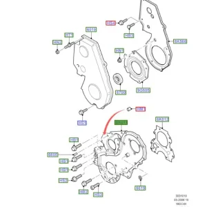 Obudowa rozrządu focus / mondeo / smax FORD Rabat