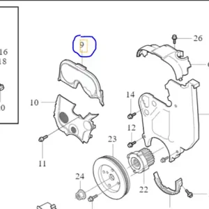 Obudowa rozrządu Volvo Nowy Ori Wyprzedaż