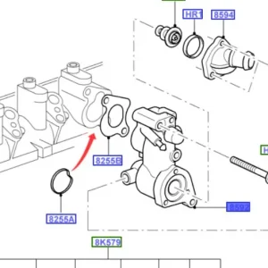Hit sprzedaży Obudowa termostatu focus 9805 FORD - wyprzedaż