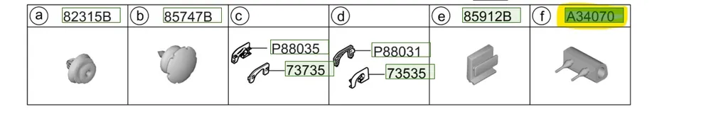 Kup online Odbojnik półki tylnej bagażnika Hyundai