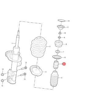 Odbój amortyzatora MG3 2024 Okazja