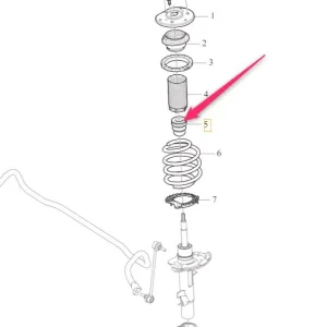 Odbój gumowy amortyzatora przedniego Volvo Hit sprzedaży