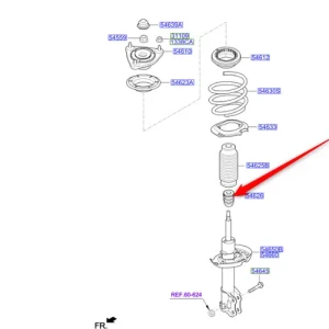 Taniej Odbój gumowy amortyzatora przód 2016 2018