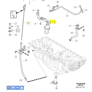 Hit sprzedaży Odma olejowa S40 C70 C30 XC70 XC60 V50
