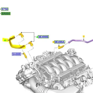 Odpowietrznik skrzyni korbowej Ford Mustang 2015 2023 5.0 - wyprzedaż Ostatnia szansa