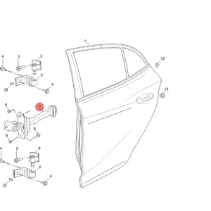 Ogranicznik drzwi lewy tył MG3 2024 Hit cenowy