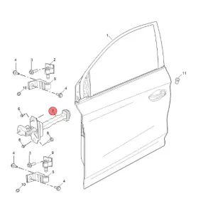 Ogranicznik drzwi prawy przód MG3 2024 Nie przegap