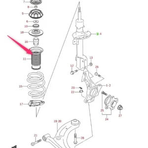 Osłona amortyzatora przedniego Suzuki Ostatnia szansa
