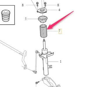 Osłona amortyzatora przedniego Volvo Kup online