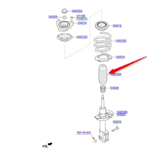 Szybka wysyłka Osłona amortyzatora przód 2016 2018