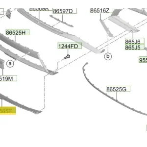 Osłona pod zderzakiem przednim Hyundai (2022-2024) Super okazja