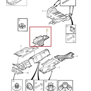 Szybka dostawa Osłona prawa tył