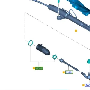 Osłona przeciw kurzowa przekładni Ford Focus MK2 MK3 - wyprzedaż Bezpieczne zakupy