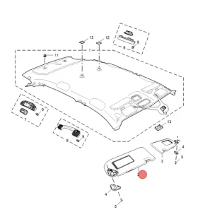 Osłona przeciwsłoneczna prawa mg Promocja