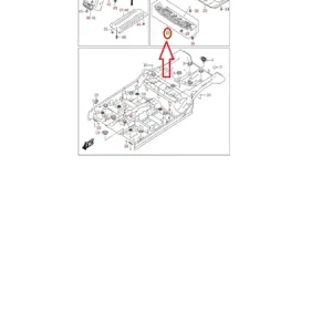 Osłona dolna pod zderzak przedni SX4 Suzuki Ostatnie sztuki